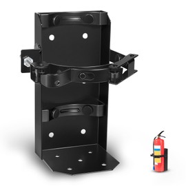 809 Heavy Duty Fire Extinguisher Vehicle Bracket Fit for 10lb Dry 5lb Co2 Extinguisher with Quick Release