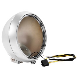 XFMT Motorcycle 7" Headlight Housing Light Bulb Bucket Fit For Harley Softail Fat Boy 1986-2011