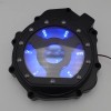 HONGK 2005-2008 Suzuki GSXR1000 Black w/ Blue LED Left Engine