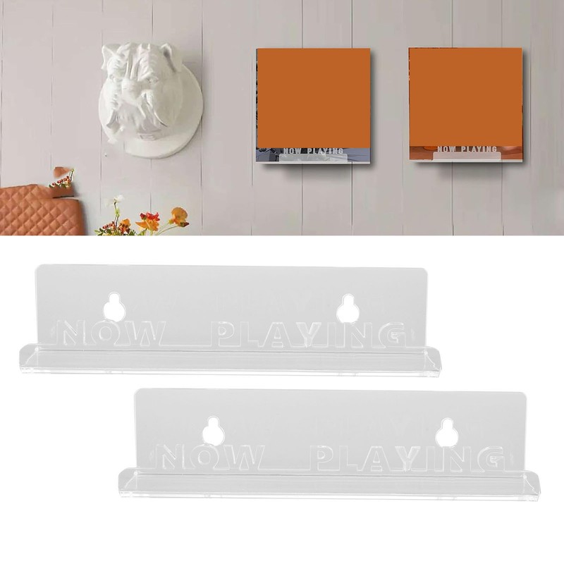 Wall Mount Record Storage Shelf Acrylic Album Record Holder Display