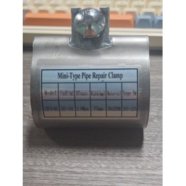 "Stainless Steel Pipe Repair Clamp - 2" x 3" with One Bolt - Fix Water or Copper Pipe Leaks - Includes Repair Kit (50-54MM)"