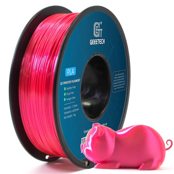 Geeetech 1KG GEEETECH Shiny PLA 3D Printer Filament 1.75mm Glossy