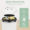 Vipush Compost Bin with Lid Small Countertop Compost Bin includes