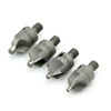 4 Piece 100 Degree Countersink Bit Set, #12, #21, #30,