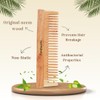 Midazzle Organic Pure Kacchi Neem Wood Comb for men and