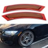 2pcs Plastic Car Front Bumper Reflector Lights Side Marker Lamp