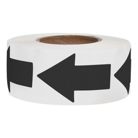 sourcing map Arrow Stickers 1.97"x1.26", Directional Arrow Signs Marking Tapes for Office Marking Plans (Black, Pack of 500)