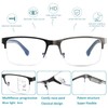 Multifocus Reading Glasses Men Progressive Multifocal Blue Light Computer Reader