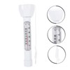 FUNOMOCYA Floating Pool Thermometer Temperature Gauge Accurate Dual Display Celsius