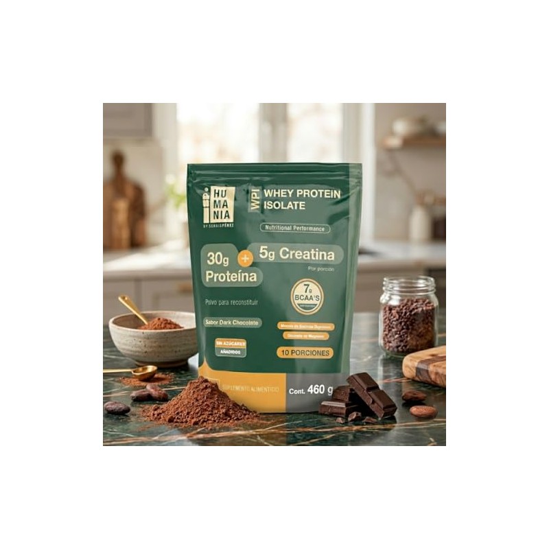 SP HUMANIA Proteína Whey Isolate con Creatina Monohidratada