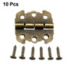 sourcing map Retro Replacement Hinges with Screws 1.14 Inch Antique
