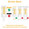 TRIJZHOU G4 12V LED Light Bulbs, 4W (40w 30w Halogen