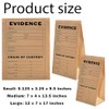 35 Pack Crime Scene Paper Evidence Bag for Receipts -