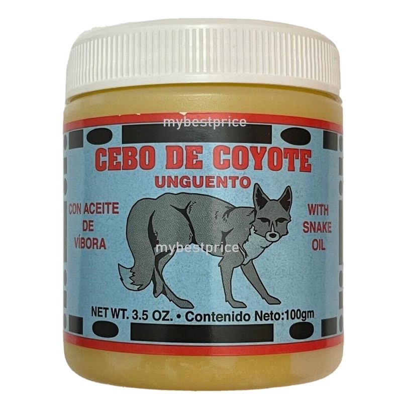 Locale Cebo de coyote unguento with snake oil for sore
