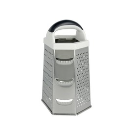 Metaltex Joker Edelstahl 6-seitige Reibe, Silber