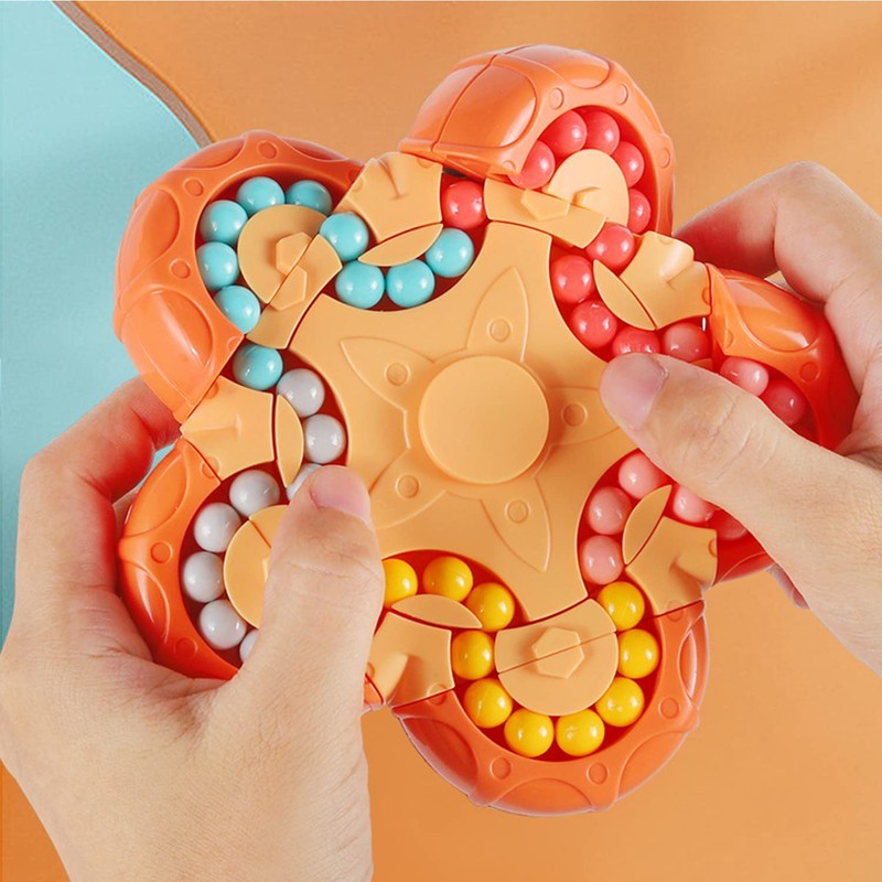SUOXU Magic Bean Rotating Cube -Creative Finger Cube jigsaw Puzzle