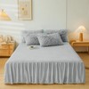 ERLOXO Fluffy Comforter Cover Set Queen - Fuzzy Plush Bedding