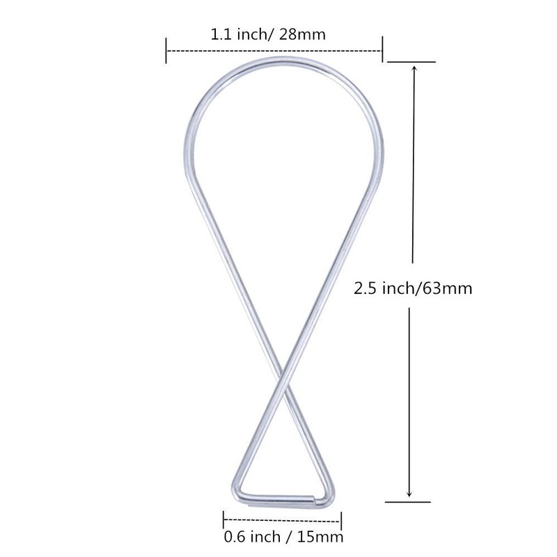 TSJ Suspended Ceiling Hooks with Clip for Teachers Hanging in