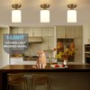 Brushed Nickel Hallway Light Fixtures Ceiling 1-Light Semi Flush Mount