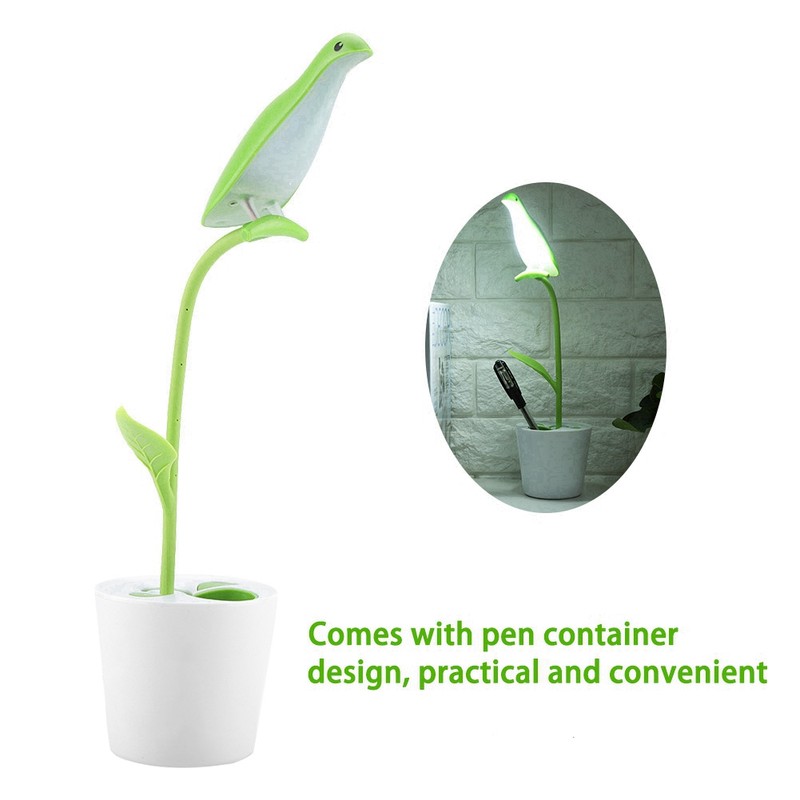 Bird Style USB Charging LED Table Light Touch Control Desk
