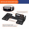 Flip Latch Lock,90 Degre Heavy Duty Gate Latch with Padlock