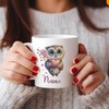 GRAZDesign Personalisierte Tasse mit Namen Eule Ich liebe dich, Geschenk