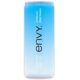 Envy Sparkling 100% Fruit Juice, Fruit Punch 8oz (Case of 24)