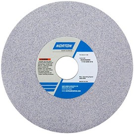 Norton 7" Dia. 1/2" Thick 1-1/4" Hole Size 100 Grit 32A Aluminum Oxide I Hardness Type 1 Surface Grinding Wheel