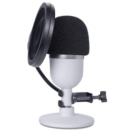 Razer Seiren Mini Windscreen with Pop Filter - 3 Layers Mic Wind Pop Screen and Foam Wind Cover Compatible with Razer Seiren Mini Mic by YOUSHARES