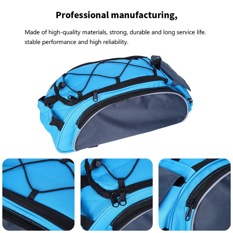 Mountain Bike Storage Rack Nylon Bag Bicycle Rear Goods Shelf