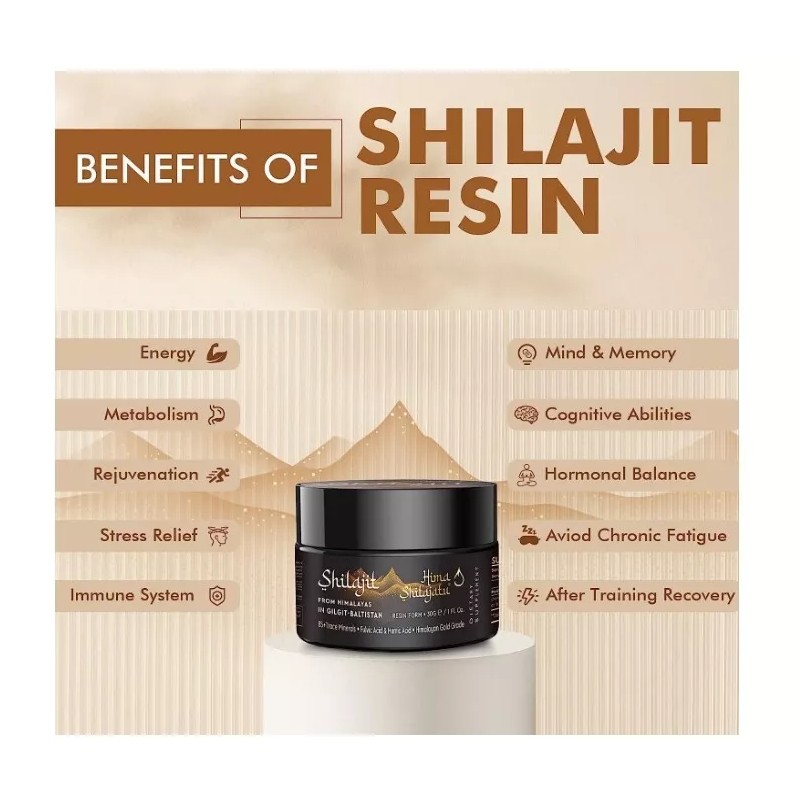 Hima Shilajit Shilajit, 2 PACK, 100% Pure Himalayan Resin+ Fulvic