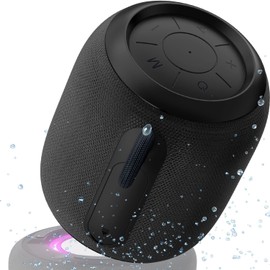 Bluetooth Speaker, Wireless Speaker, 2026 Model, Portable Speaker, Bluetooth 5.3 Compatible, Small, 2 Pairing, TF Card/AUX Compatible, Heavy Bass, Waterproof, Shockproof, RGB Light, Type-C
