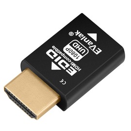Mini HDMI EDID Emulator Passthrough - 1920x1080@59Hz | Compact Design | Supports HDMI Switches, Extenders, AV Receivers, Video Splitters-1Pc