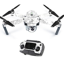 MightySkins Skin Compatible with DJI Mavic Pro Quadcopter Drone - Viper Snow | Protective, Durable, and Unique Vinyl Decal wrap Cover | Easy to Apply, Remove, and Change Styles | Made in The USA