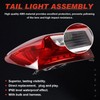 Lathsy Halogen Tail Lights Compatible with 2016-2018 Chevy Malibu Rear