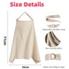 Jushion Muslin Cover for Breastfeeding Babies, Nursing Cover for On