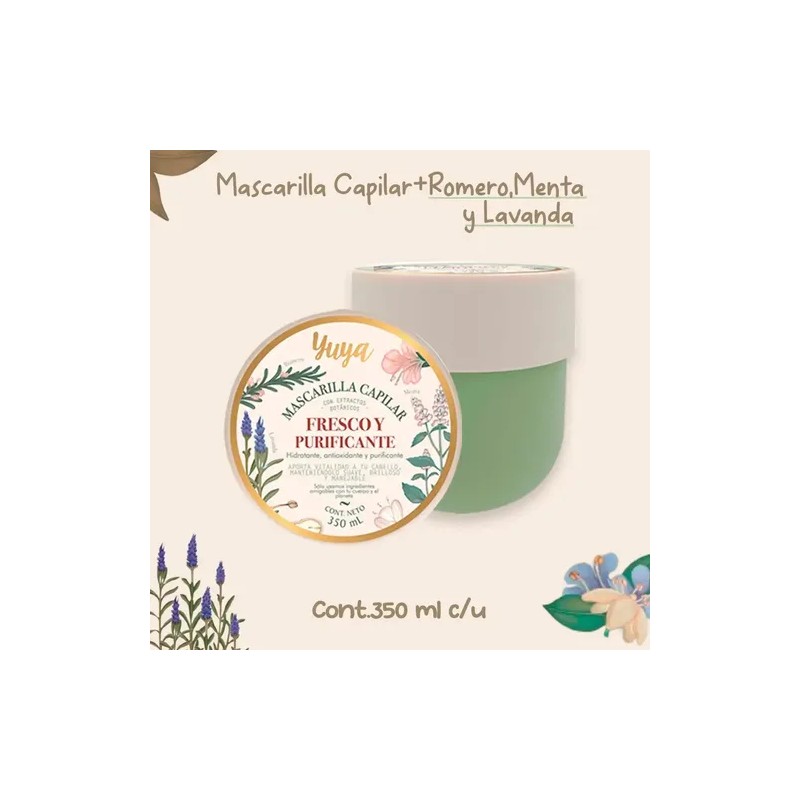 Mascarilla Cabello Yuya Hidratante Romero 350