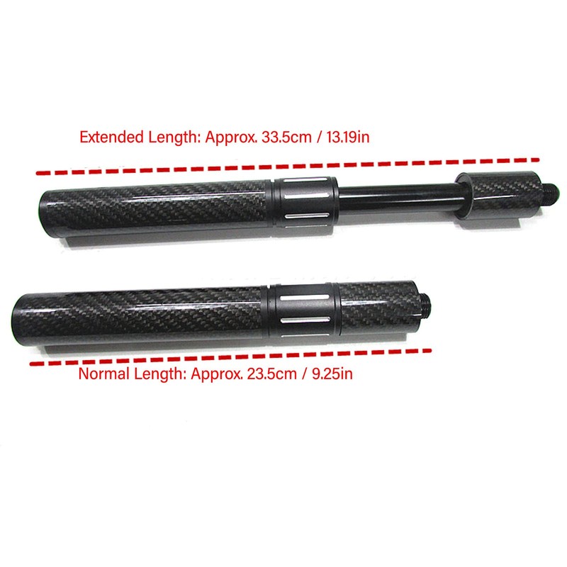 banapoy Billiard Cue Extension, Telescopic Billiard Cue Extension, Carbon Fiber
