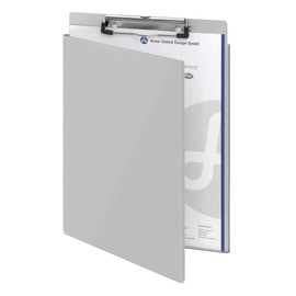 Westcott E-17005 00 Aluminium clipboard, A4, with protective flap and suspension eyelet