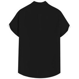 Plus Size Men's Tony Soprano Shirt Charlie Sheen Shirts Sopranos Vintage Bowling Shirt 1950s Retro Clothing