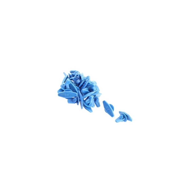 VekAuto 20 Pcs Blue Auto Car Door Card Interior Weatherstrip