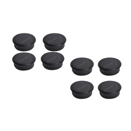 Regatón Tapón Redondo de Plástico Texturizado para Tubo de 2" Paquete 8 Pzas.