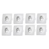 8pcs French Standard Socket 16A Wall Mounted Socket Wall Outlet