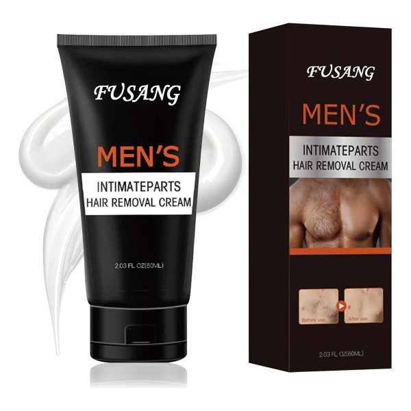 Crema Depilatoria Íntima/privada Para Hombres, Fácil De Apli