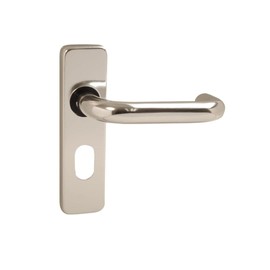 VIBE Round Bar Lever Oval on Satin Anodised Aluminium Door Handle Round Bar Lever Oval on Satin Anodised Aluminium for Internal Doors