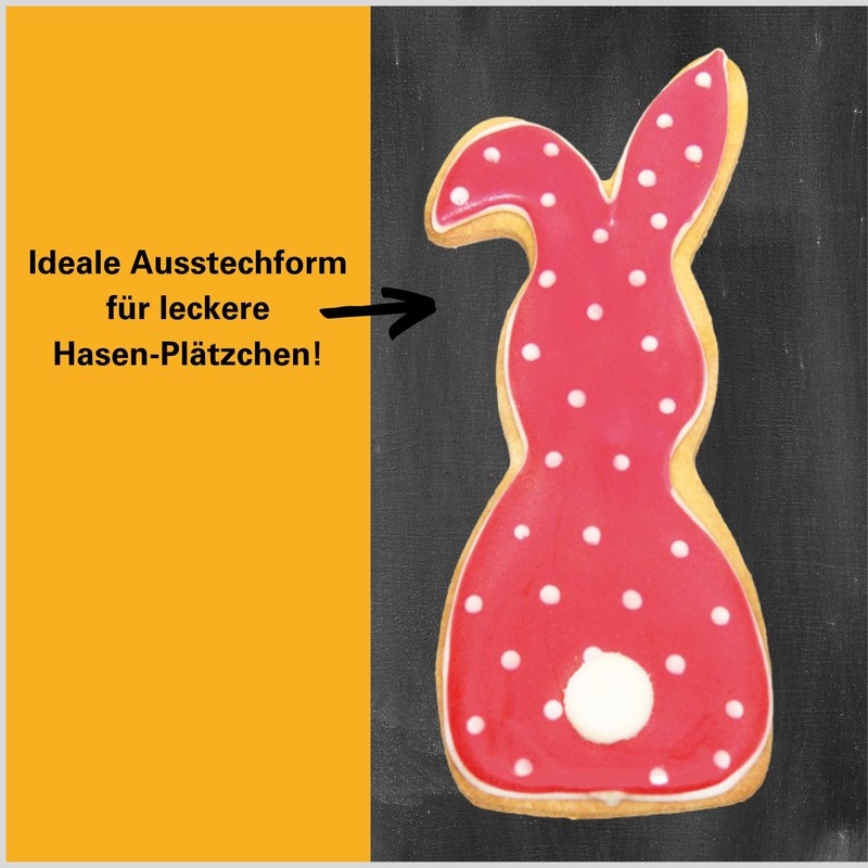 Birkmann Cookie Cutter, Rabbit with Floppy Ears, grey, 19,5 cm