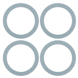 eMagTech Pack of 4 O-Ring Seal for Blender Compatible with Easter Compatible with Osterizer Mixer Replacement Rubber Seal Flat O-Ring Seal Rubber 6.6 x 5 x 0.2 cm