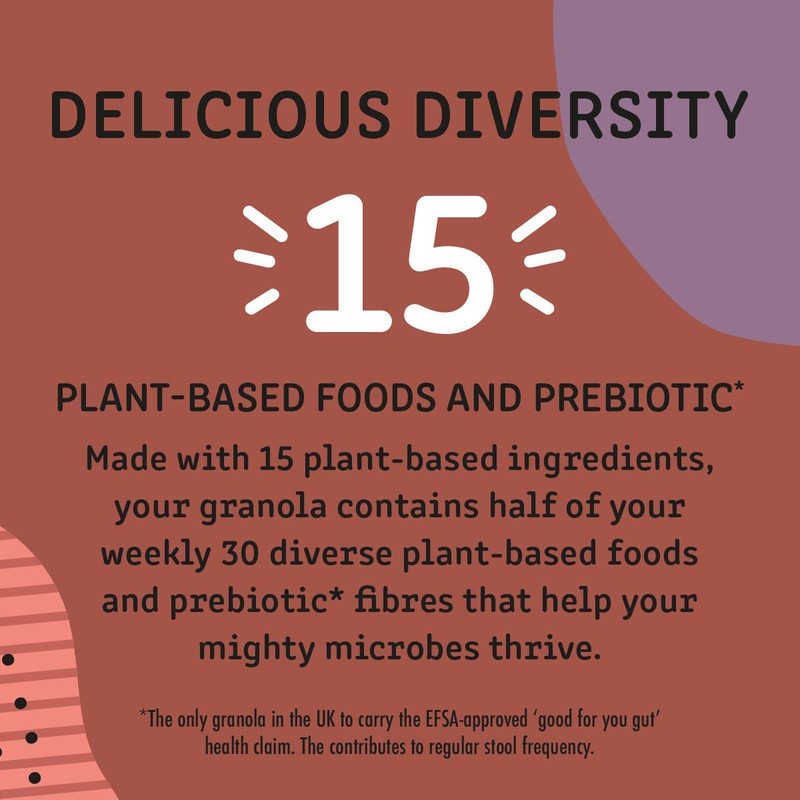 Bio&Me Super Seedy and Nutty Gut Loving Granola, 360 g