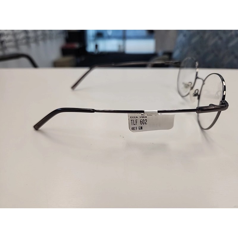 Technolite Flex Eyeglasses Frames TLF 602 GM Gunmetal Gray 48-19-140