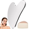 Gua Sha, Herramienta de Masaje de Acero Inoxidable Guasha, Herramienta